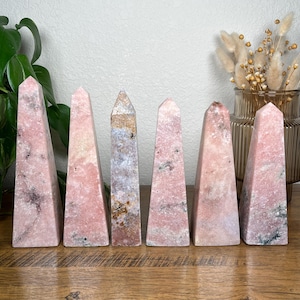 Pink Amethyst Crystal Tower/Obelisk - Brazil - SELECT ONE