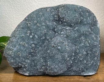 Large Green Amethyst Crystal Geode 8lbs 12.2oz - Brazil