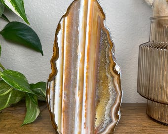 Large Agate Crystal Geode 5lbs 5.1oz - Brazil