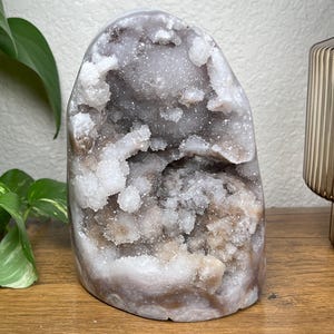 Pink Amethyst Crystal Geode Free Form 4lbs 13.4oz - Brazil