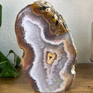 Large Agate Crystal Geode 3lbs 4.9oz - Brazil