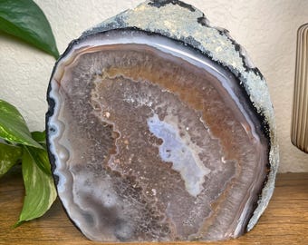 Large Agate Crystal Geode 2lbs 10.9oz - Brazil