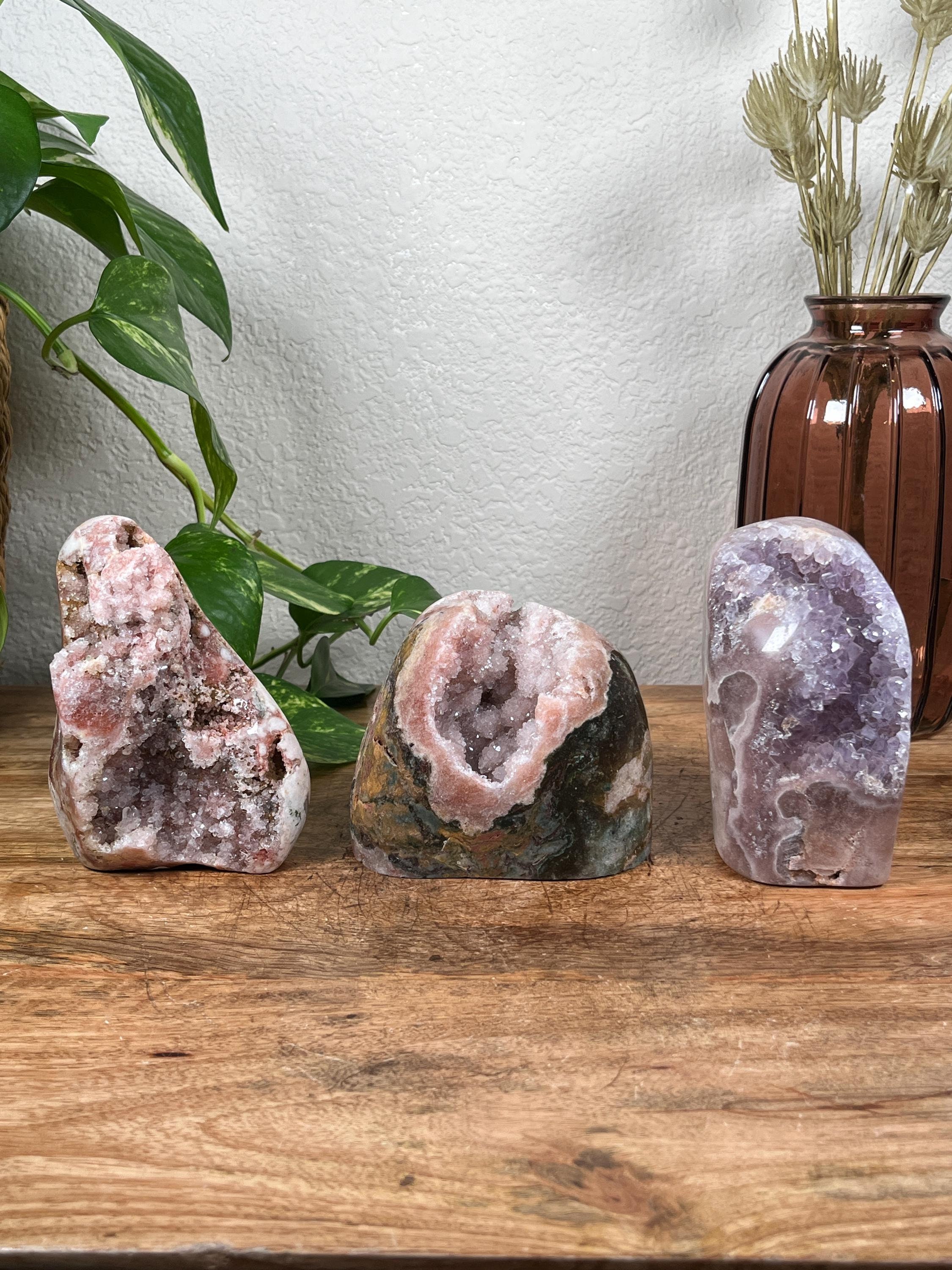 ブラジル産　ピンクアメジスト　フリーフォーム ピンクアメジストクリスタルフリーフォーム - ブラジル - 1つ