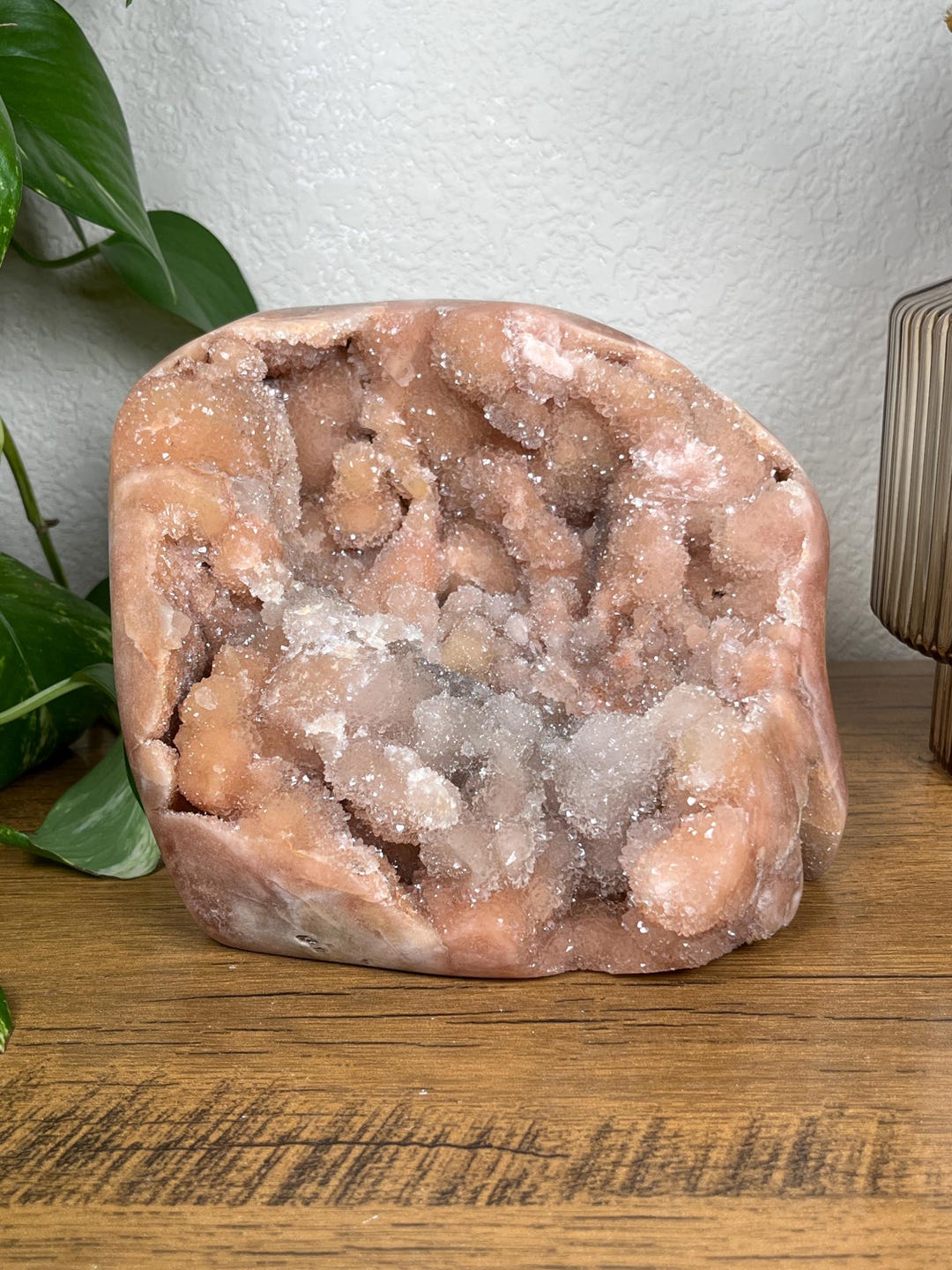 Extra Large Pink Amethyst Crystal Geode Free Form 5lbs 15oz - Brazil - Etsy