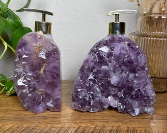 Amethyst Crystal Soap Dispensers - Brazil - SELECT ONE