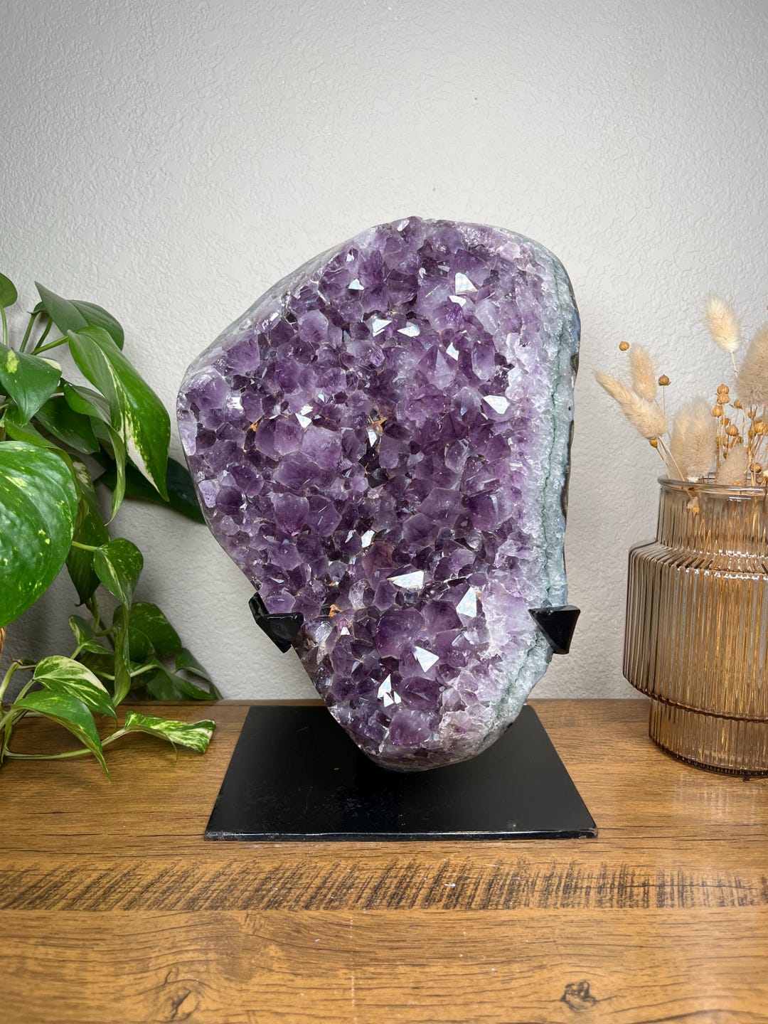 Large Amethyst Crystal Geode on Custom Stand 20lbs .5oz - Brazil - Etsy