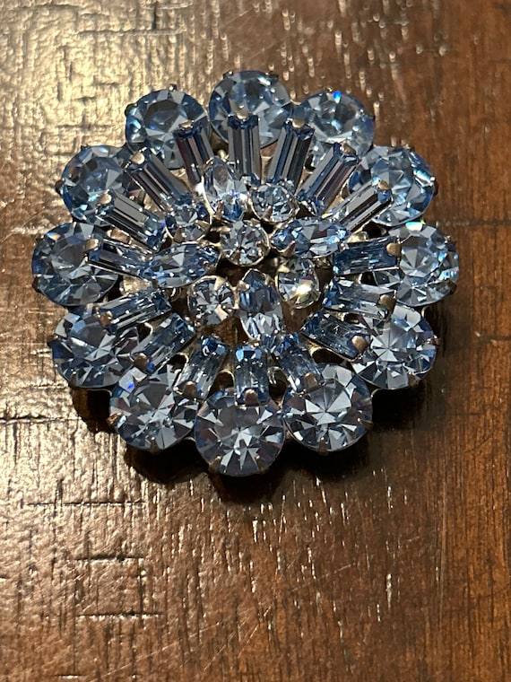 WIESS rhinestone broach