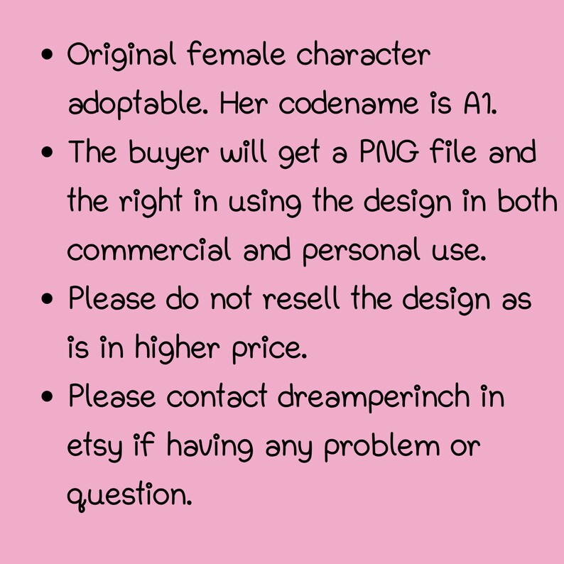 Original Female Character Adoptable. A1. OC Adoptable. Commercial Use ...