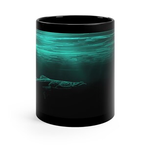 Snook in the night fish fishing 11oz Black Mug
