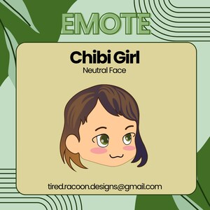 Fem Chibi Emote - Neutral