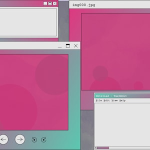 Bubble Themed Streaming Scenes - Pink and Blue
