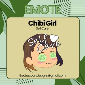 Fem Chibi Emote - Self Care