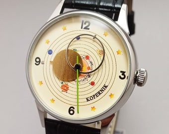 Raketa Copernik Kopernik Copernicus Reloj de pulsera mecánico vintage #327