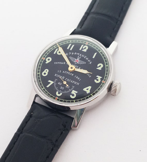 MONTRE SOVIÉTIQUE POBEDA Sturmanskie Gagarine Montre Mécanique Montre - Foto 8