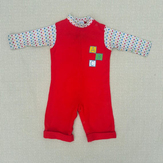 Vintage 70s Carter’s baby romper 12m