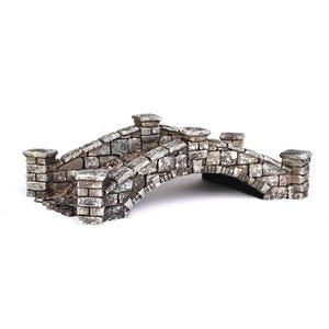 Stone Medieval Bridge By My Dungeon Games DnD Miniature Terrain for Dungeons and Dragons, D&D, Mordheim, 40k, Pathfinder
