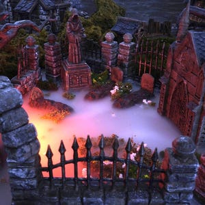 Cemetery set Graveyard set By My Dungeon Games DnD Miniature Terrain for Dungeons and Dragons, D&D, Mordheim, 40k, Pathfinder