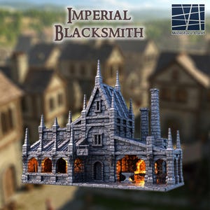 Blacksmith Imperial By My MiniatureLand DnD Miniature Terrain for Dungeons and Dragons, D&D, Mordheim, 40k, Pathfinder