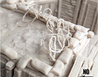 Building a Trench Crusade terrain board with sandbags and obstacles