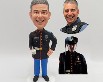 Custom Soldier Bobblehead, Military Officer, Police Officer Bobblehead, Custom Bobblehead For Ceremonial Soldier, Army Officer,Naval Officer