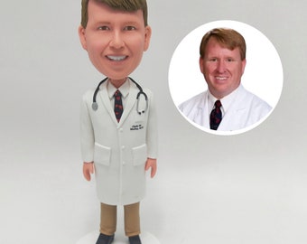 Personalized Doctor Bobbleheads, Custom Medical Doctor Bobblehead Figurines, Christmas BOBBLE gifts For Doctor, Surgeon, Dentist,doctor gift