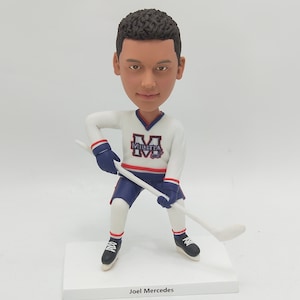 Custom hockey bobblehead, personalized bobblehead hockey, make a bobblehead for hockey player, bobblehead Hockey Lovers from your photo