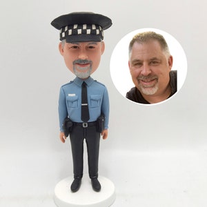 Custom police officer bobbleheads,personalized patrol bobbleheads,custom police bobblehead,prosecutor bobblehead,custom gift,Gift for father