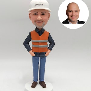 construction bobblehead,construction office decor,retirement gifts for men construction ,gifts for construction workers ,custom construction