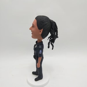 Custom Policewoman Bobblehead, Custom Police Officer Bobble head, Personalized Patrol Bobbleheads, Custom Sheriff, Prosecutor Bobbleheads