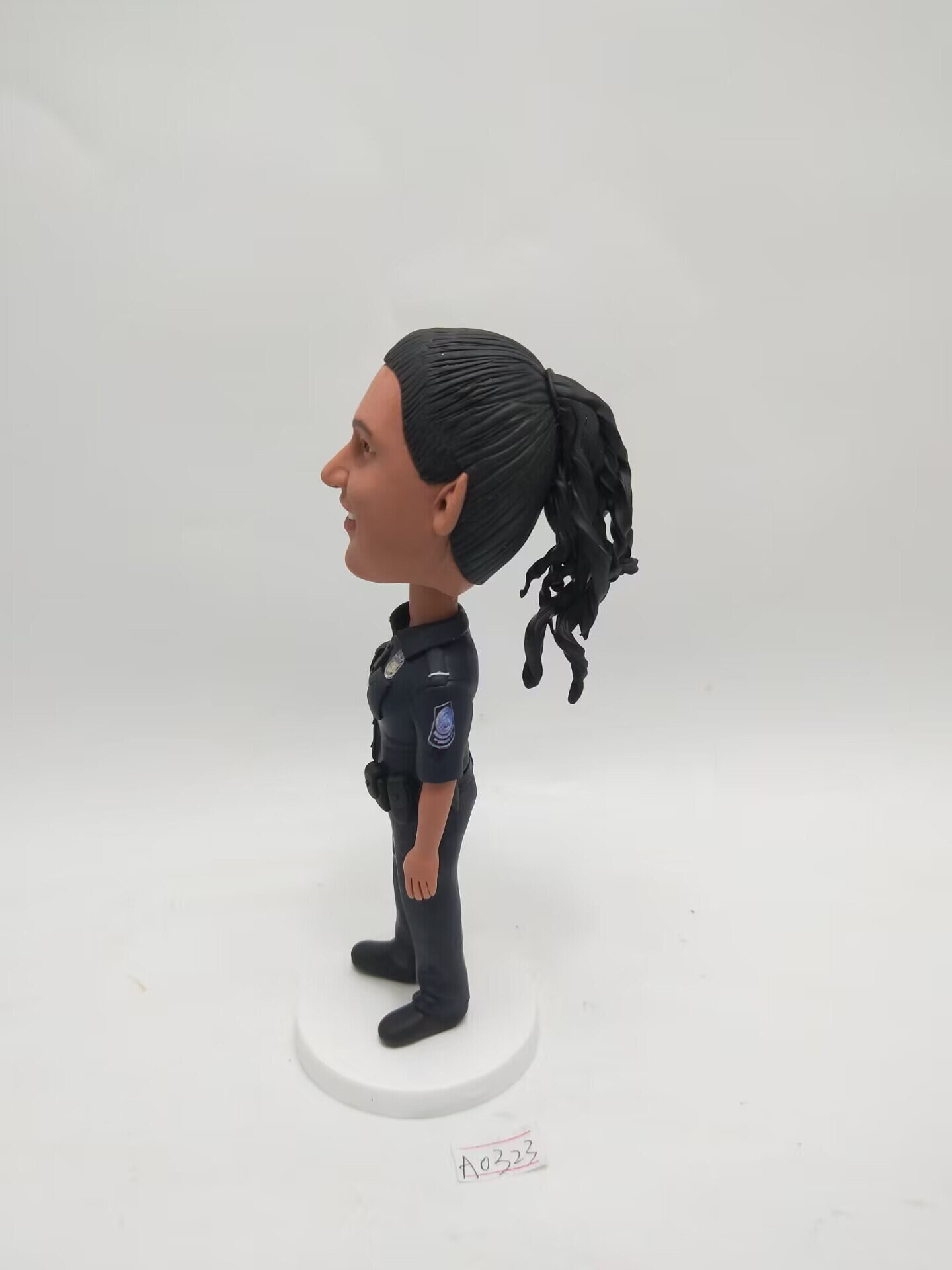 Policewoman Bobblehead - Female Officer Law Enforcement Gift