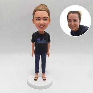 benutzerdefinierte Bobblehead basierend auf Foto , personalisierte benutzerdefinierte Freundin Bobblehead Geburtstagsgeschenk , coolhandcraftco Bobble Head , kundenspezifische Bobblehead