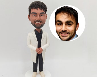 Custom Medical Doctor Bobblehead Figurine Personalized Gift for Physician Birthday Nurse Colleague Appreciation