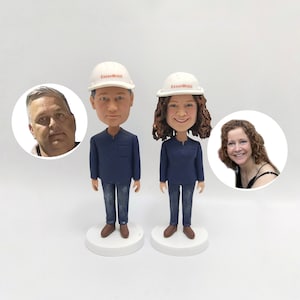 Personalized Bobbleheads,Handmade Custom Bobblehead Dolls for Your Team | Personalized One-of-a-Kind Bobbleheads | Unique Corporate Gifts