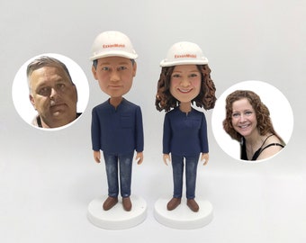 Personalized Bobbleheads,Handmade Custom Bobblehead Dolls for Your Team | Personalized One-of-a-Kind Bobbleheads | Unique Corporate Gifts