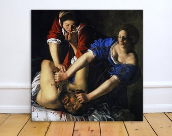 Judith Slaying Holofernes (1620) Artemisia Gentileschi Naples Canvas Wall Art Home decor Fine Art Print