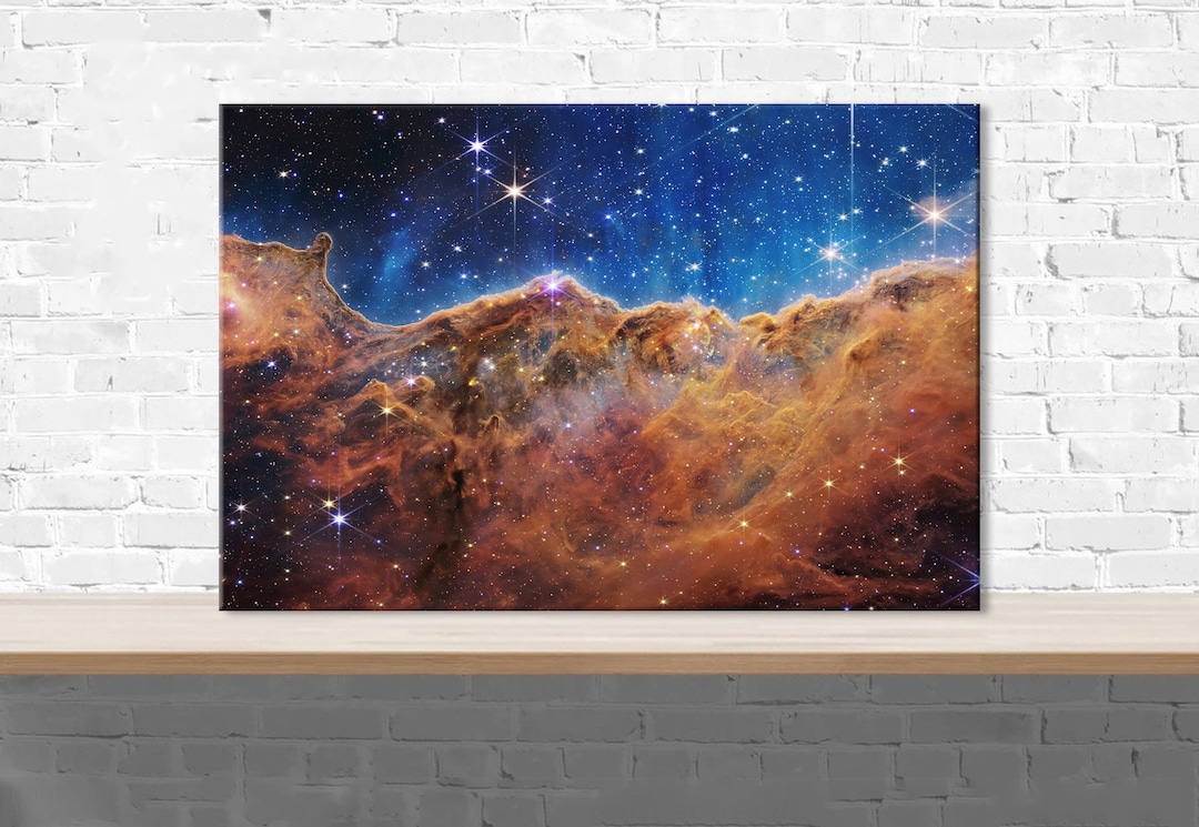 Carina Nebula Print Space Nebula Galaxy Wall Art Universe Canvas Wall ...