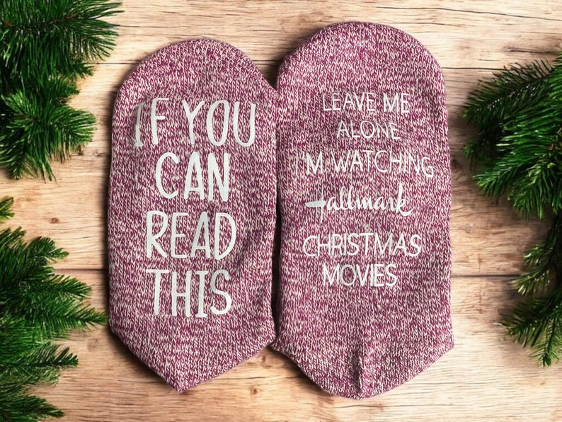 Hallmark Christmas Movie Socks: Cozy Ankle Socks/ Gift image 2