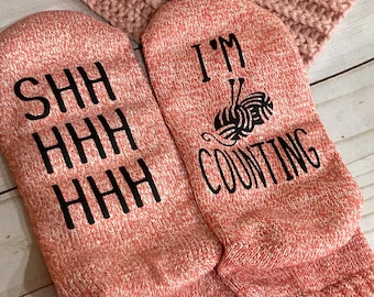 Crochet socks/ If you can read this/ Gift/ Socks/