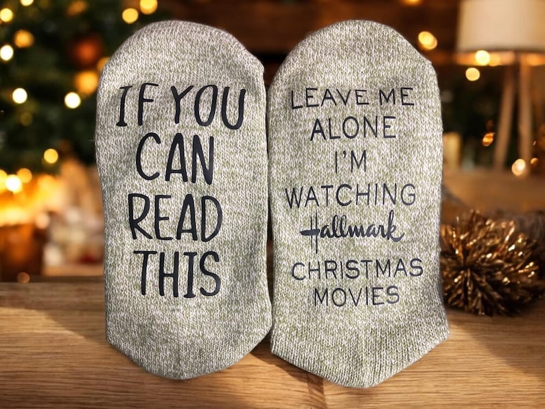 Hallmark Christmas Movie Socks: Cozy Ankle Socks/ Gift image 1