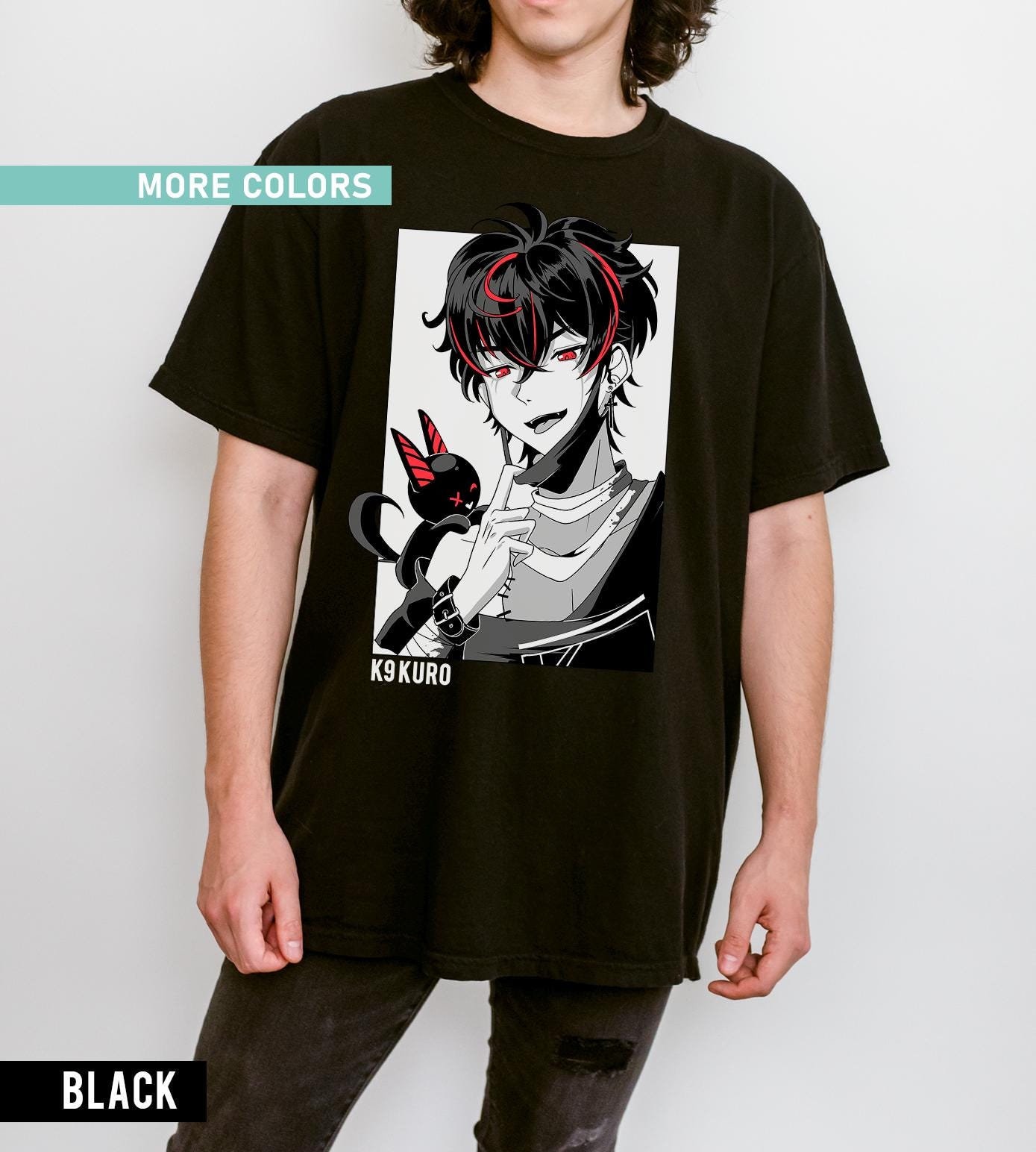 Vshojo k9kuro 黒紅 debut Tシャツ US M (JP L) Vshojo k9kuro 黒紅 debut Tシャツ US M (JP L)