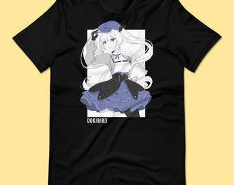 Dokibird Unisex Shirt, Vtuber Shirt, Gift for Vtuber Fan, Gift for Anime Fan, Anime Otaku Shirt, Cool Anime Shirt, Gift for Him