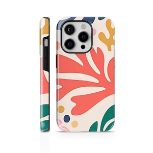 Matisse La Gerbe-stijl telefoonhoes TOUGH Cover voor iPhone 16 Pro Max, 15 Plus, 14, 13, 12, 11, XS en Samsung S24, S23, A55, A54, Pixel 9 Pro,8