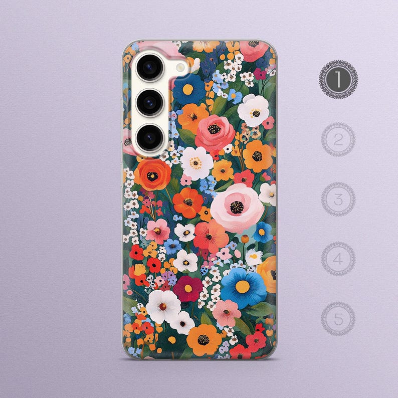 Flower Garden Phone Case Wild Cover for Samsung Galaxy S24ultra,s23fe