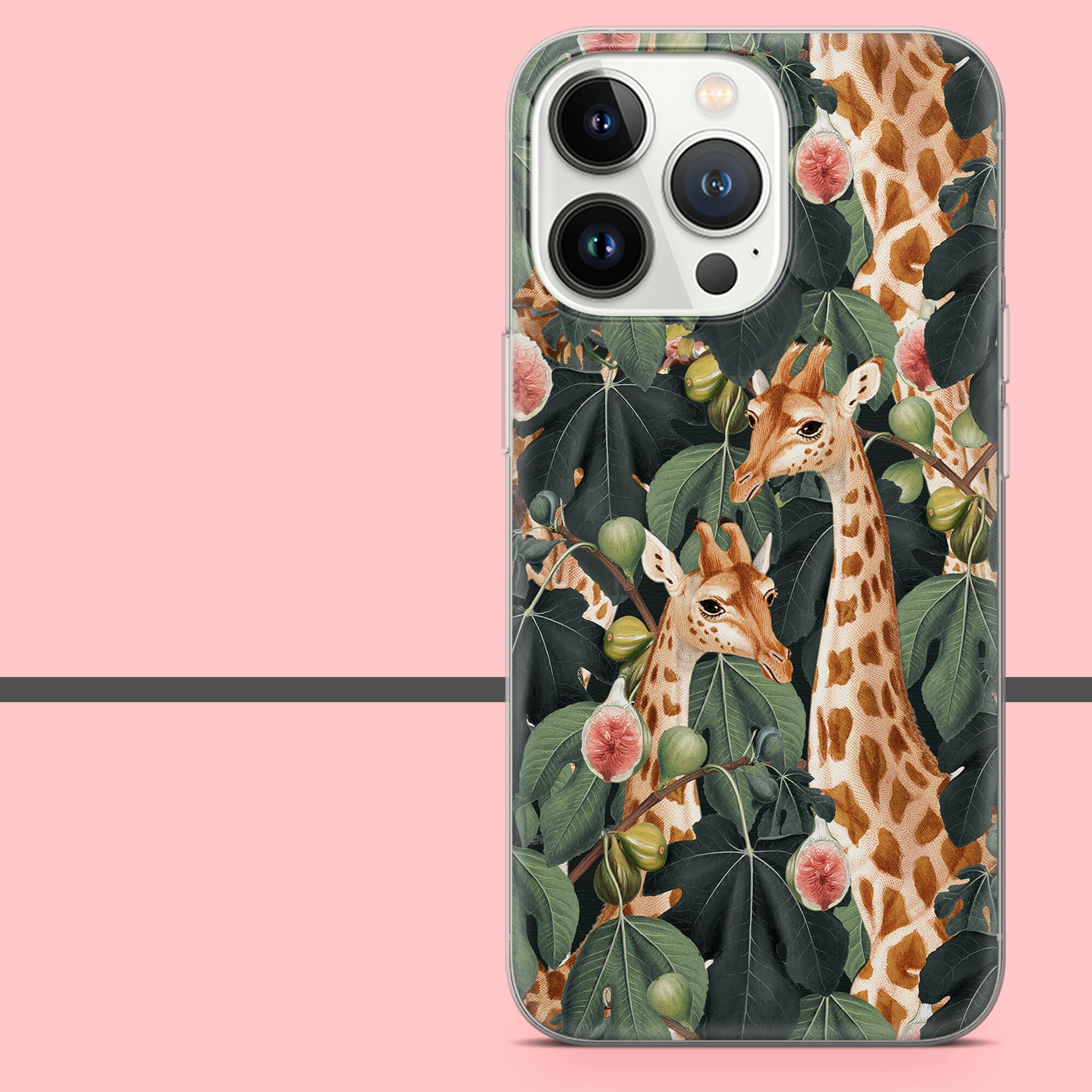 Foliage Jungle Phone Case Wildlife Cover for iPhone 15, 14, 13, 12, 11