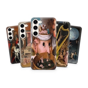 Hieronymus Bosch Surreal Handy Hülle für Samsung Galaxy S24FE,S23FE,S22,A16,A35,A54, A55,A05s,iPhone 16,15,14,13,Pixel 9 Pro XL,8,7a