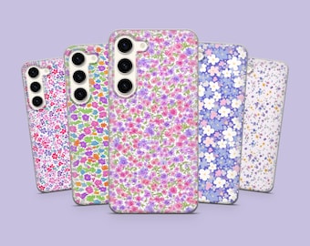 Etui na telefon z motywem kwiatów, urocze, małe etui do iPhone'a 17 Pro Max, 16e, 15, 14, 13 i Samsunga S26 Ultra, S25 FE, A57, A56, Pixela 10, 9A