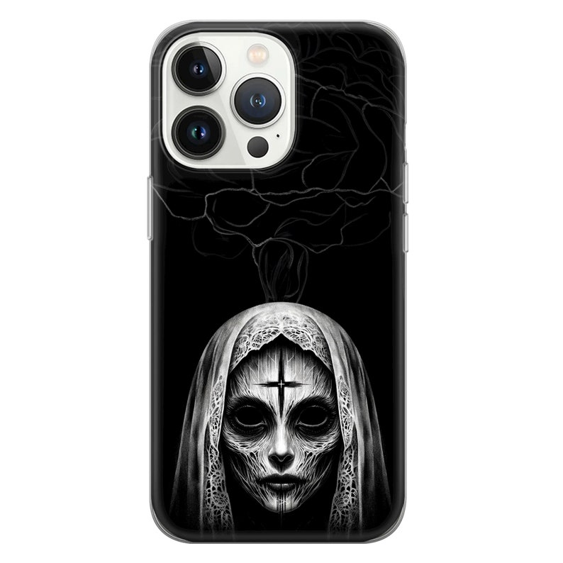 Frightening Authentic Dark Gothic Horror Phone Case Cover for iPhone 15 ...