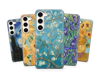Etui na telefon z ikonicznym motywem Vincenta Van Gogha do modeli iPhone 17 Pro Max, 16e, 15, 14, 13 i Samsung S26 Ultra, S25 FE, A57, A56, Pixel 10, 9A