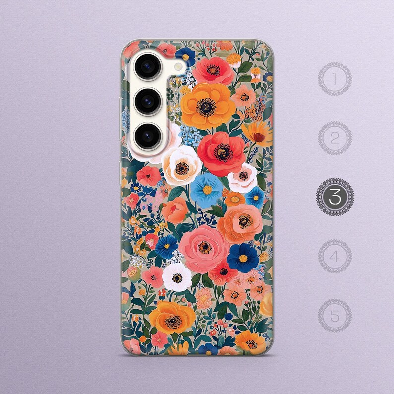 Flower Garden Phone Case Wild Cover for Samsung Galaxy S24ultra,s23fe