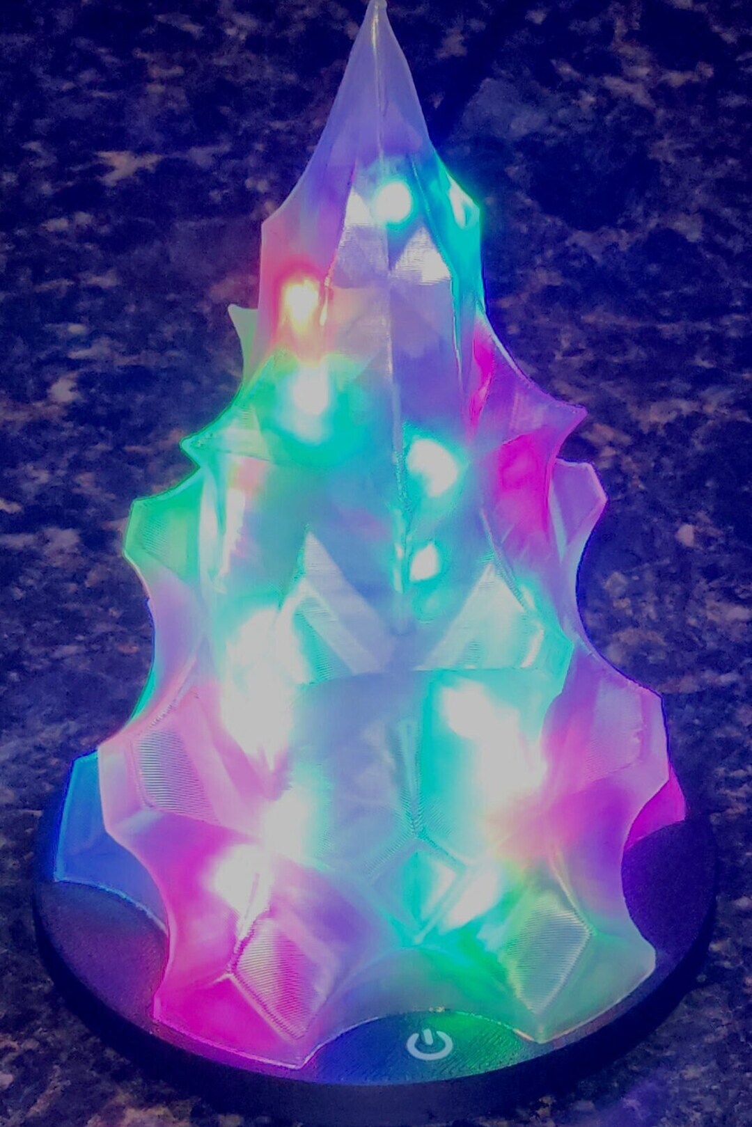 Mini Plastic Lighted Christmas Tree 6 With Blink Patterns Etsy